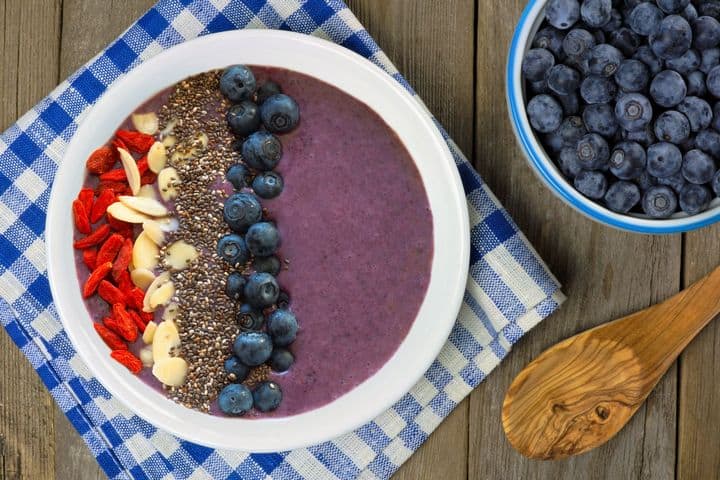 blueberry breakfast bowl