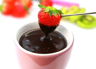 strawberry dipped in chocolate