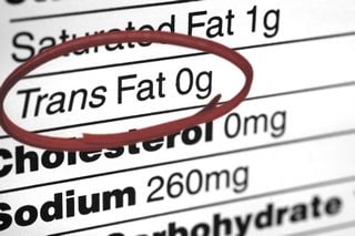 trans fat label