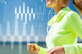 woman jogging